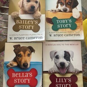 Set of Four Dog Story Books by W. Bruce Cameron